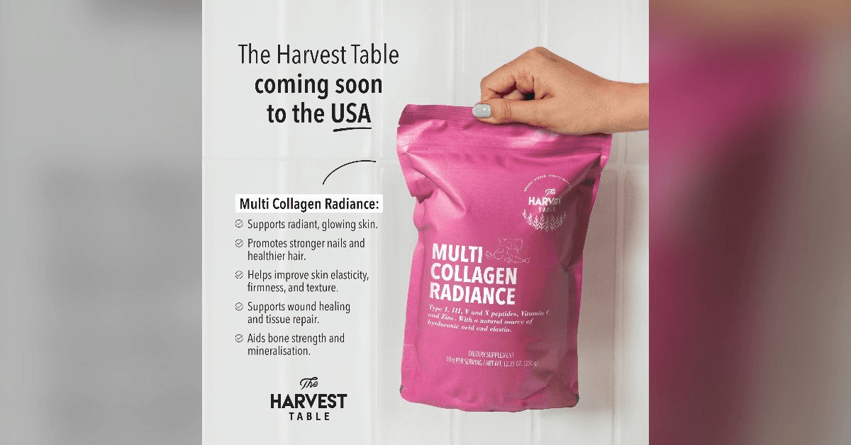 South African Wellness Brand The Harvest Table Prepares U.S. Market Entry with Focus on Clean-Label Collagen and Nutrition