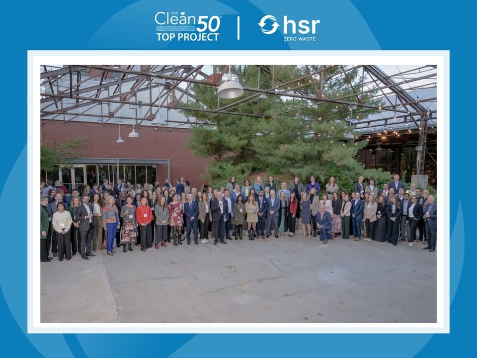 HSR Zero Waste Wins Canada's Clean50 2026 Top Project Award for Convention Centre Transformation