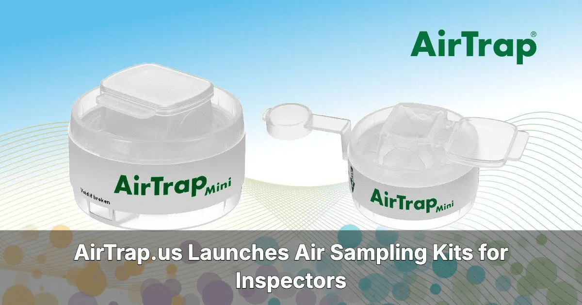AirTrap Launches Modernized Spore Trap Cassette for Improved Indoor Air Quality Testing