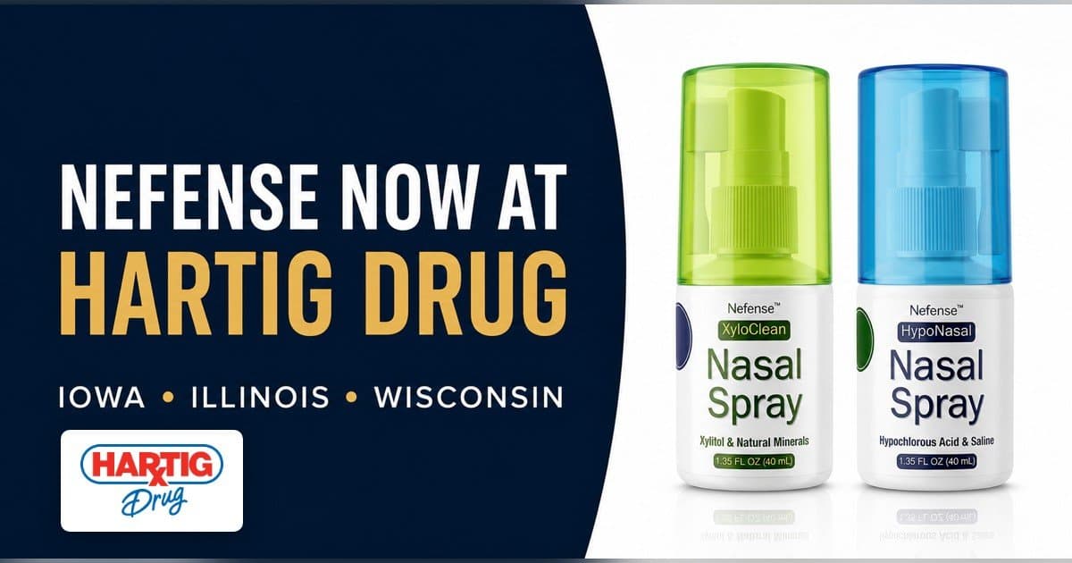 Hartig Drug Expands Offerings with Nefense Nasal Care Products