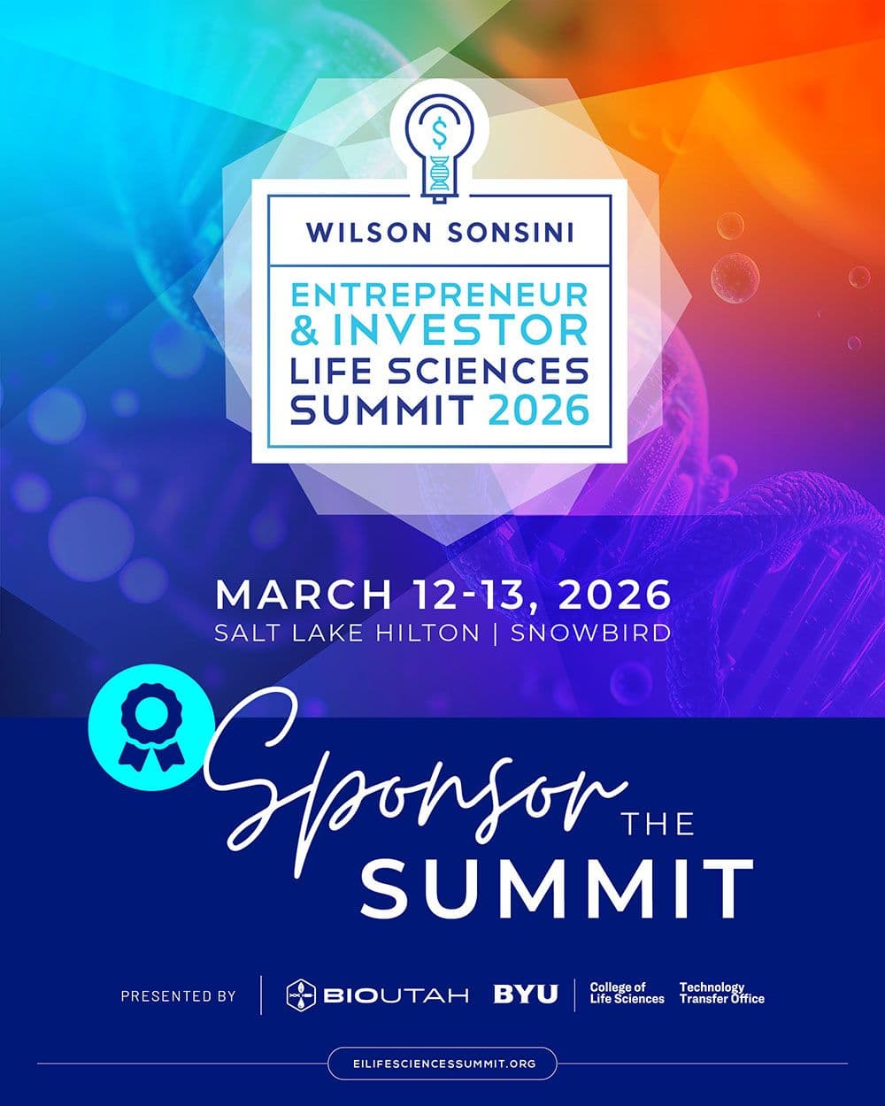 Early-Bird Registration Opens for 2026 Entrepreneur and Investor Life Sciences Summit in Utah