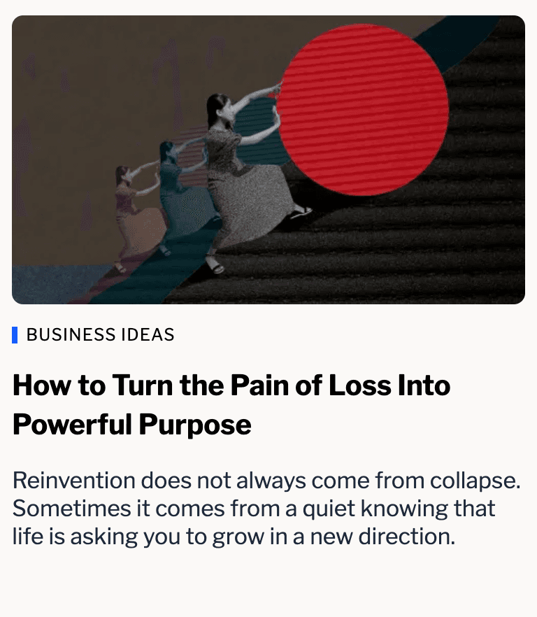 Entrepreneur Article Highlights How Personal Loss Fuels Business Success and Legacy Building