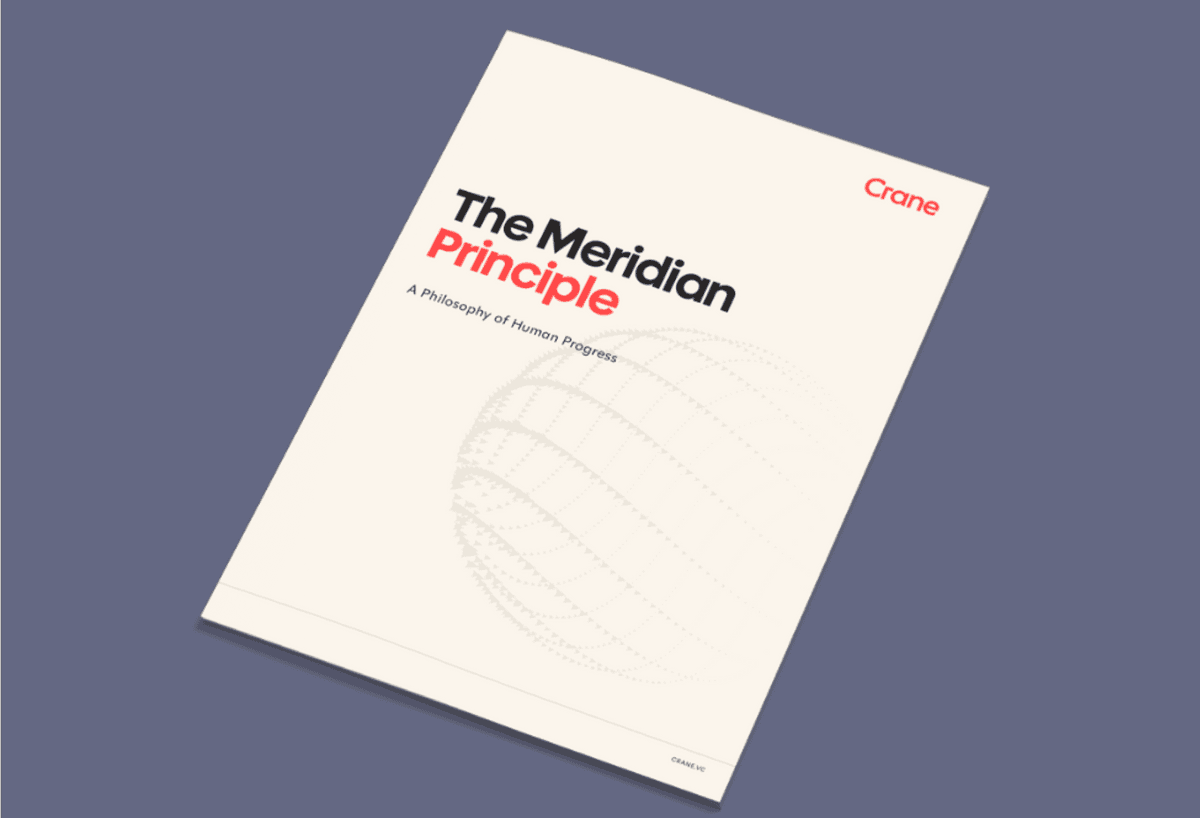 Crane Venture Partners Unveils The Meridian Principle: A Philosophy for AI-Driven Human Progress