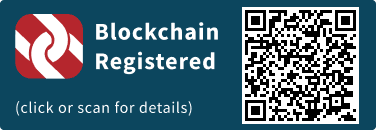 QrCode for Blockchain Registration Graphic
