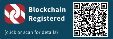 QrCode for Blockchain Registration Graphic