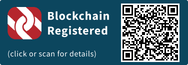 QrCode for Blockchain Registration Graphic