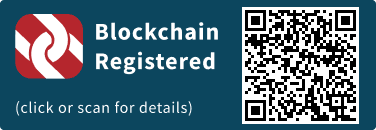 QrCode for Blockchain Registration Graphic