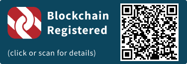 QrCode for Blockchain Registration Graphic