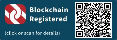 QrCode for Blockchain Registration Graphic