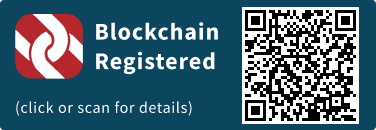 QrCode for Blockchain Registration Graphic