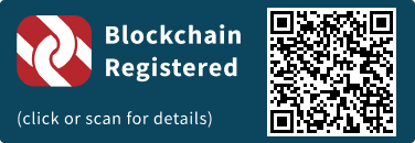 QrCode for Blockchain Registration Graphic