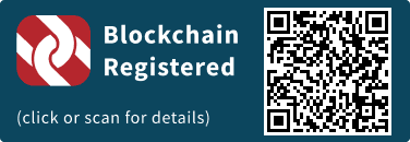 QrCode for Blockchain Registration Graphic