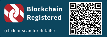 QrCode for Blockchain Registration Graphic