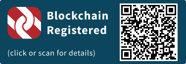 QrCode for Blockchain Registration Graphic