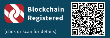 QrCode for Blockchain Registration Graphic