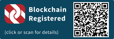 QrCode for Blockchain Registration Graphic