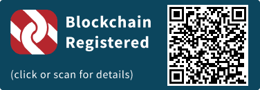 QrCode for Blockchain Registration Graphic