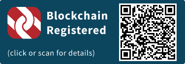 QrCode for Blockchain Registration Graphic