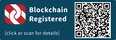 QrCode for Blockchain Registration Graphic