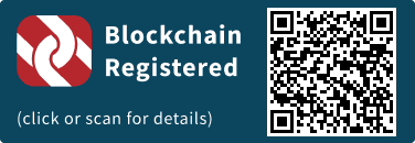 QrCode for Blockchain Registration Graphic