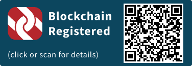 QrCode for Blockchain Registration Graphic
