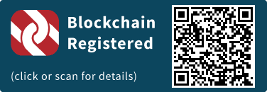 QrCode for Blockchain Registration Graphic