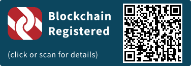 QrCode for Blockchain Registration Graphic