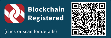 QrCode for Blockchain Registration Graphic