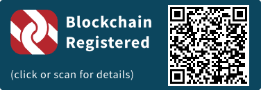 QrCode for Blockchain Registration Graphic