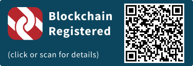 QrCode for Blockchain Registration Graphic