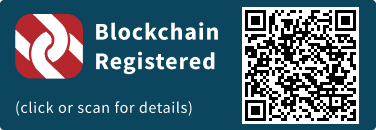 QrCode for Blockchain Registration Graphic
