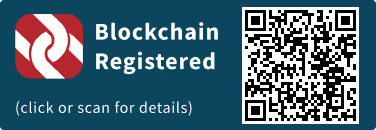 QrCode for Blockchain Registration Graphic