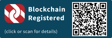 QrCode for Blockchain Registration Graphic
