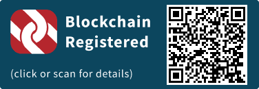 QrCode for Blockchain Registration Graphic