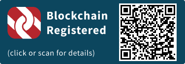 QrCode for Blockchain Registration Graphic