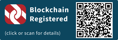 QrCode for Blockchain Registration Graphic