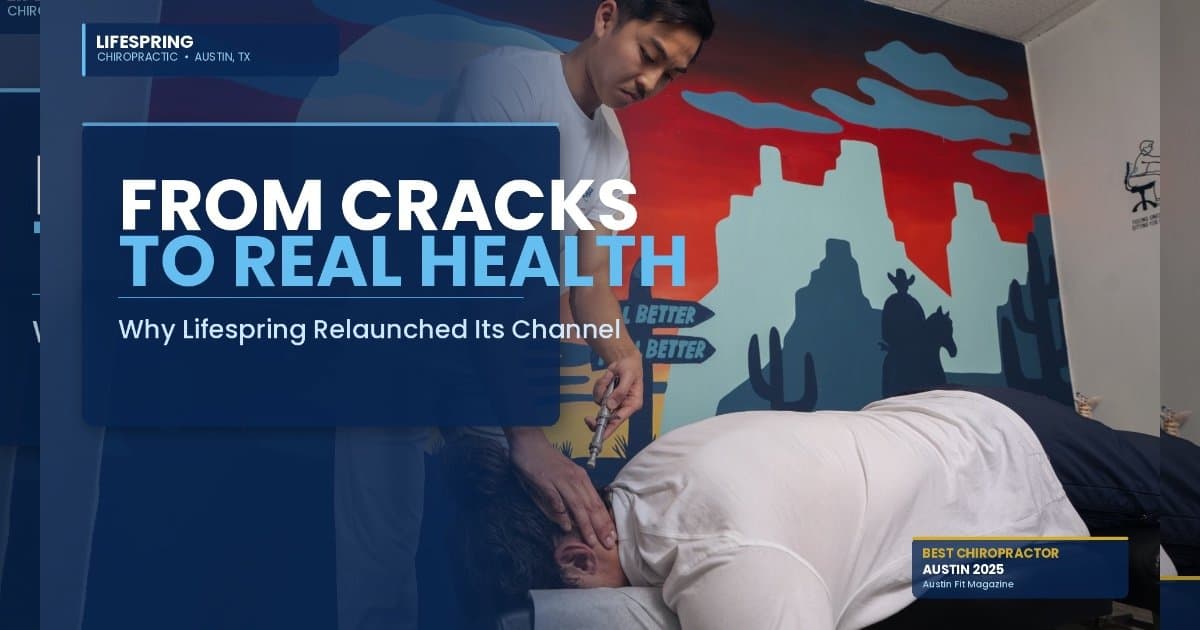 banner image for: Lifespring Chiropractic's YouTube Relaunch: A Shift Towards Natural Health Education