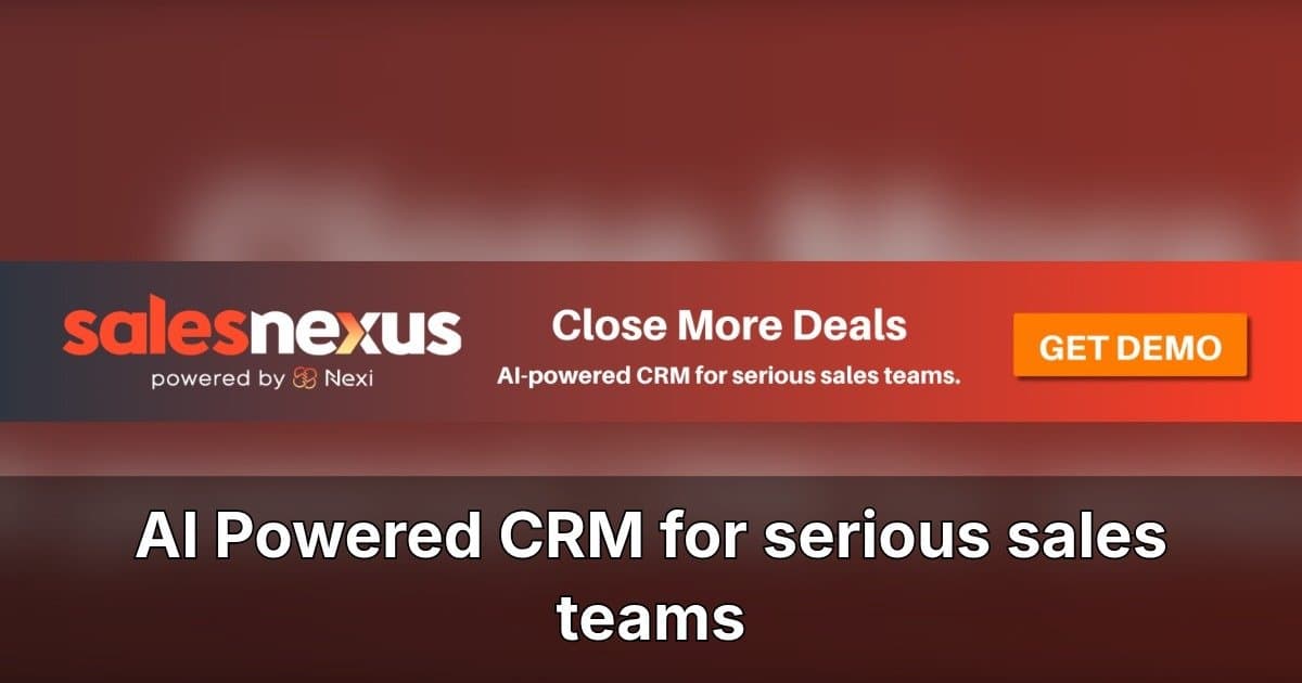 Boost Sales with SalesNexus's New AI-Driven CRM Platform