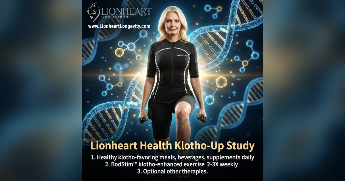 Lionheart Health Announces Enrollment Beginning for Lionheart Klotho-Up™ Study