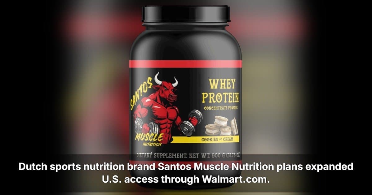 Santos Muscle Nutrition Announces Walmart.com Launch as Part of U.S. Expansion Strategy