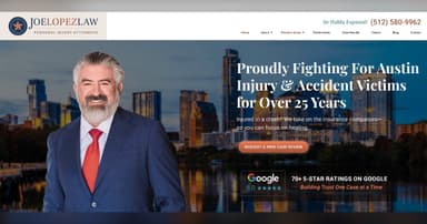 Joe Lopez Law's Enhanced Website: A Testament to 20 Years of Legal Excellence