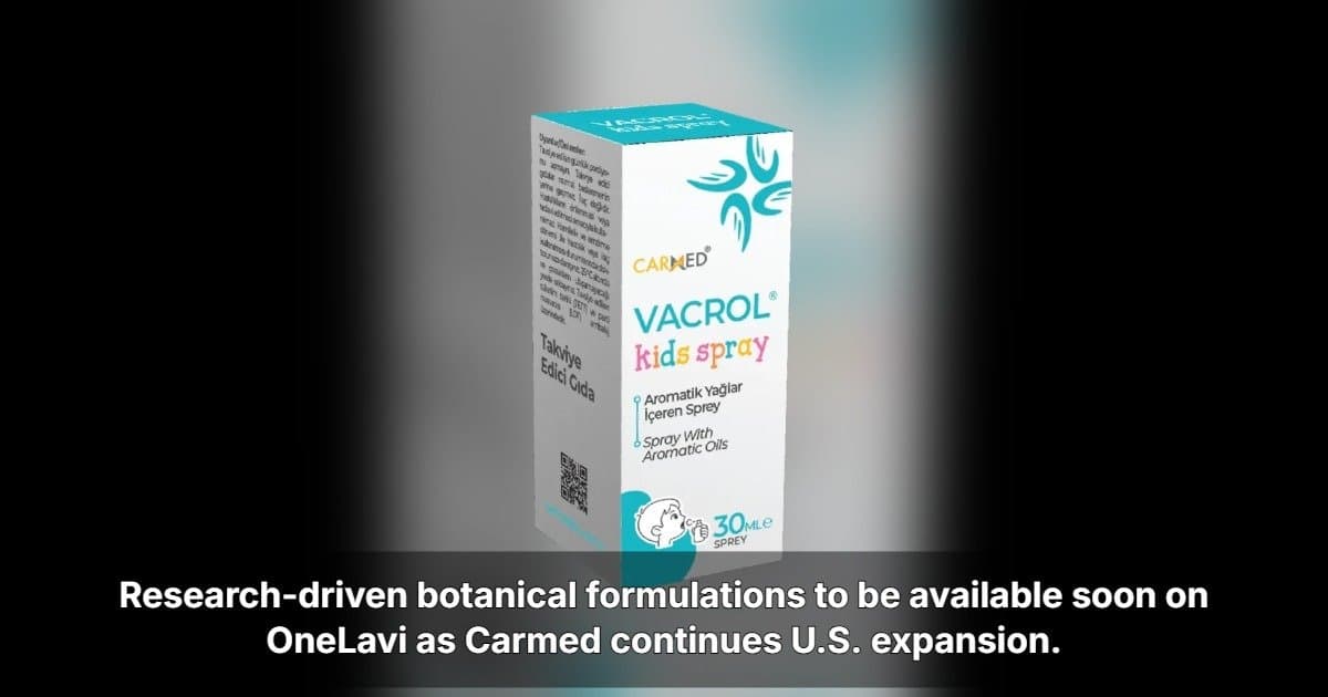 Carmed Pharmaceuticals Expands U.S. Distribution Through Curated Online Marketplace Launch