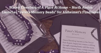 Stacey Eisenberg’s Innovative Memory Beads Launch to Aid Alzheimer’s Research