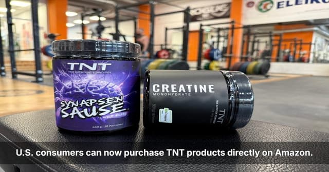 TNT Expands Amazon Presence With German-Made Performance Supplements