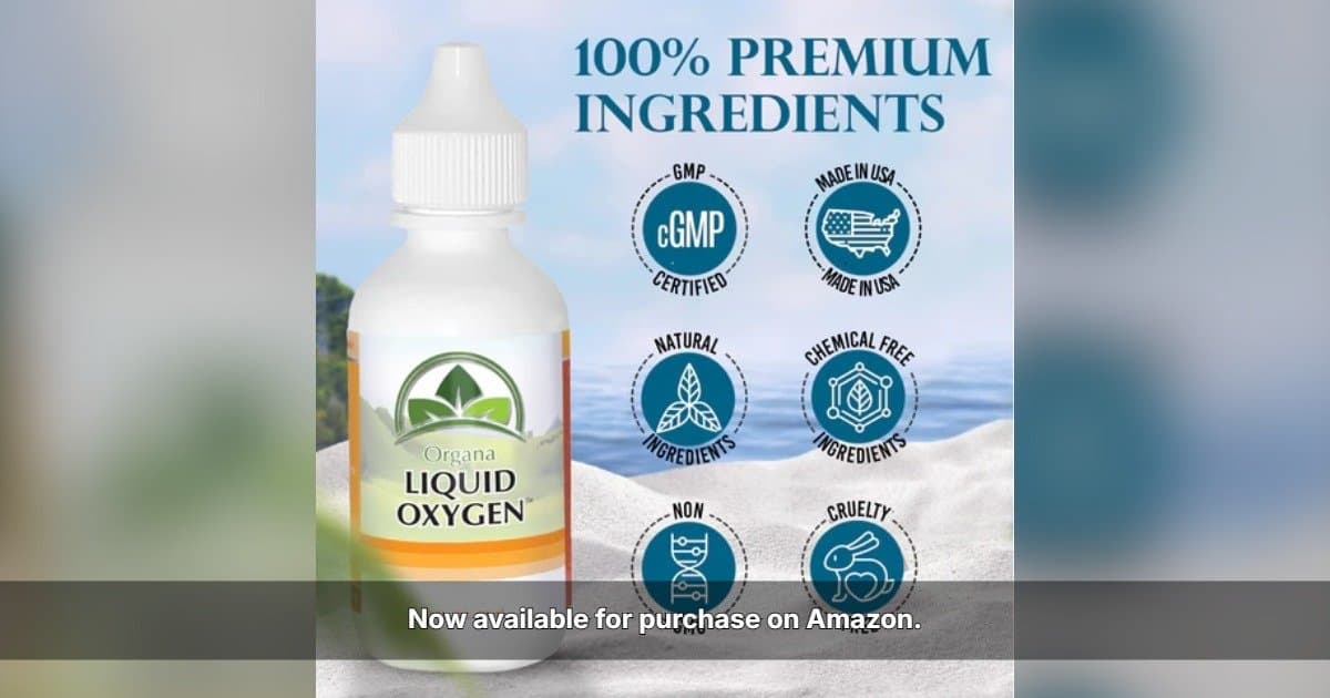 ORGANA Liquid Oxygen Supplement Now Available on Amazon for U.S. Consumers