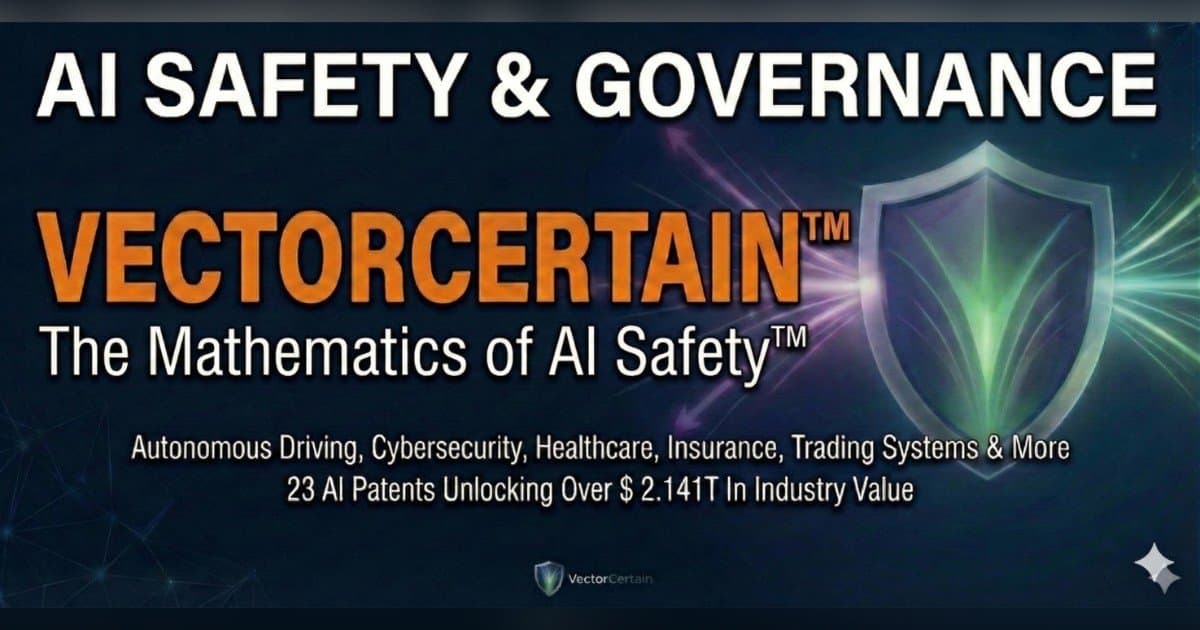VectorCertain's SecureAgent Platform Achieves 100% Prevention Rate Against AI-Powered Log Manipulation Threats
