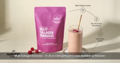 The Harvest Table Multi Collagen Granules Now Available on Amazon