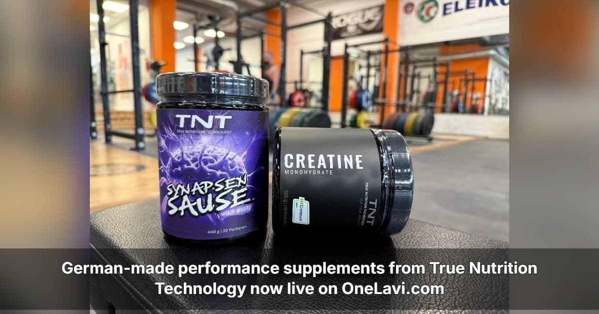 banner image for: TNT Now Available on OneLavi With Creatine and Pre-Workout Supplements