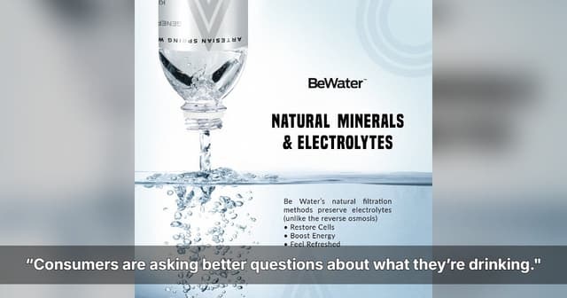 banner image for: Be Water: Naturally Filtered Artesian Water as Microplastics Concerns Reshape Bottled Water