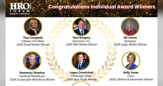 HRO Today Announces 2026  CHRO Of The Year Award Winners